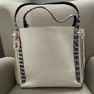 COACH HARMONY HOBO 33 IN COLORBLOCK WITH SNAKESKIN DETAIL New Authentic